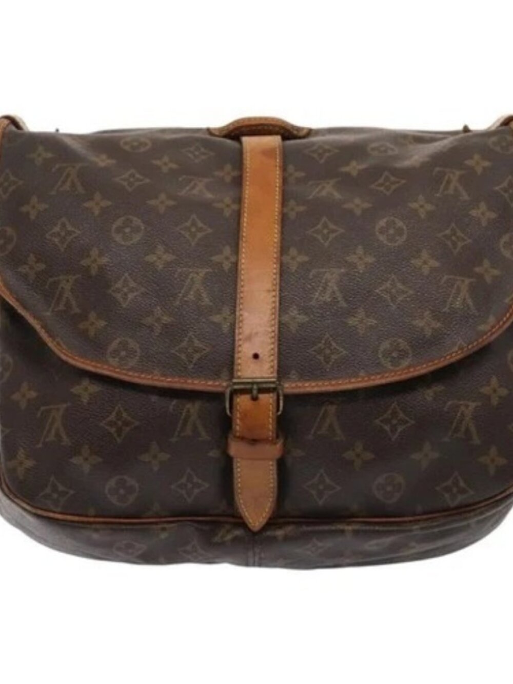 LOUIS VUITTON Monogram Saumur 35 Shoulder Bag M42254 LV Auth ki4838 - Picture 2 of 16
